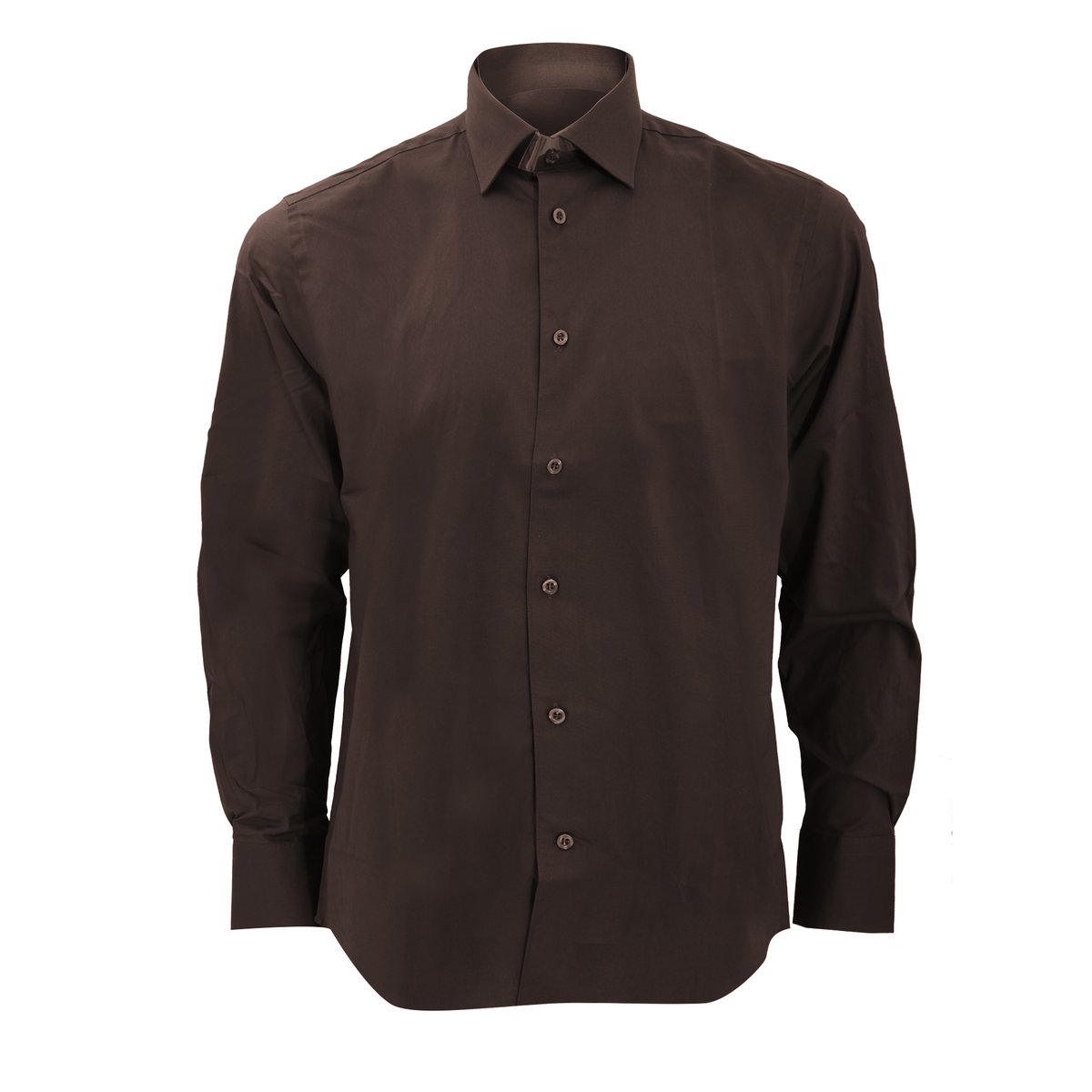 Chemise à manches longues COLLECTION chocolat, RUSSELL