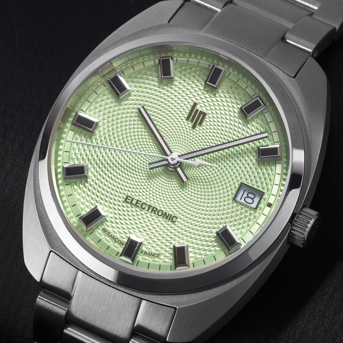 Montre Analogique  GÉNÉRAL DE GAULLE argenté vert argenté, LIP