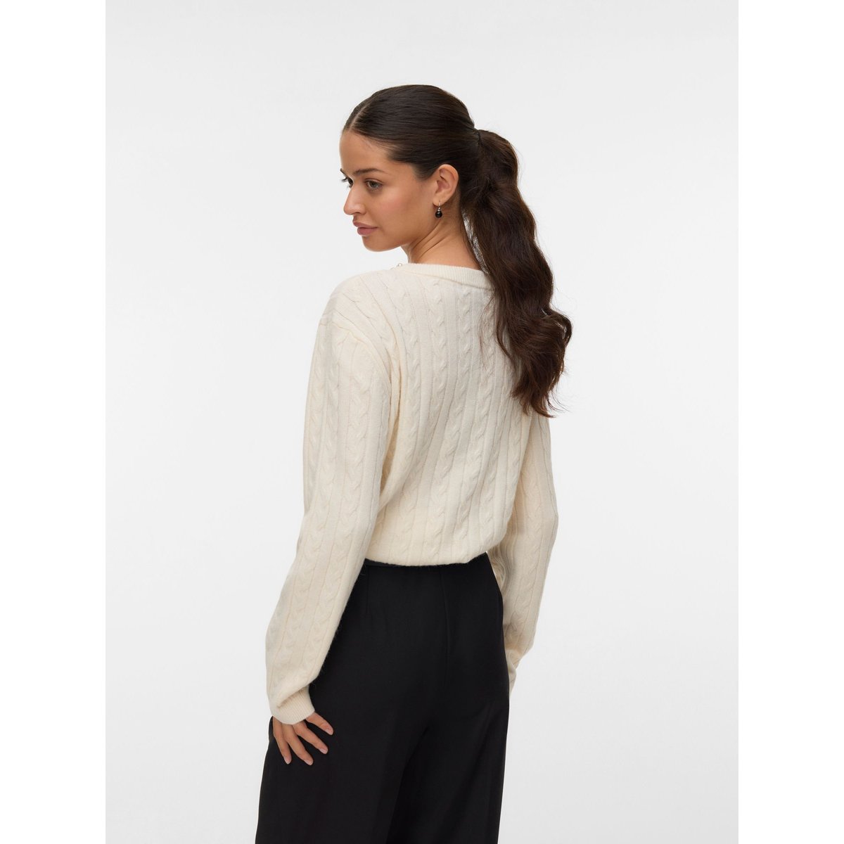Pull En Maille birch, VERO MODA