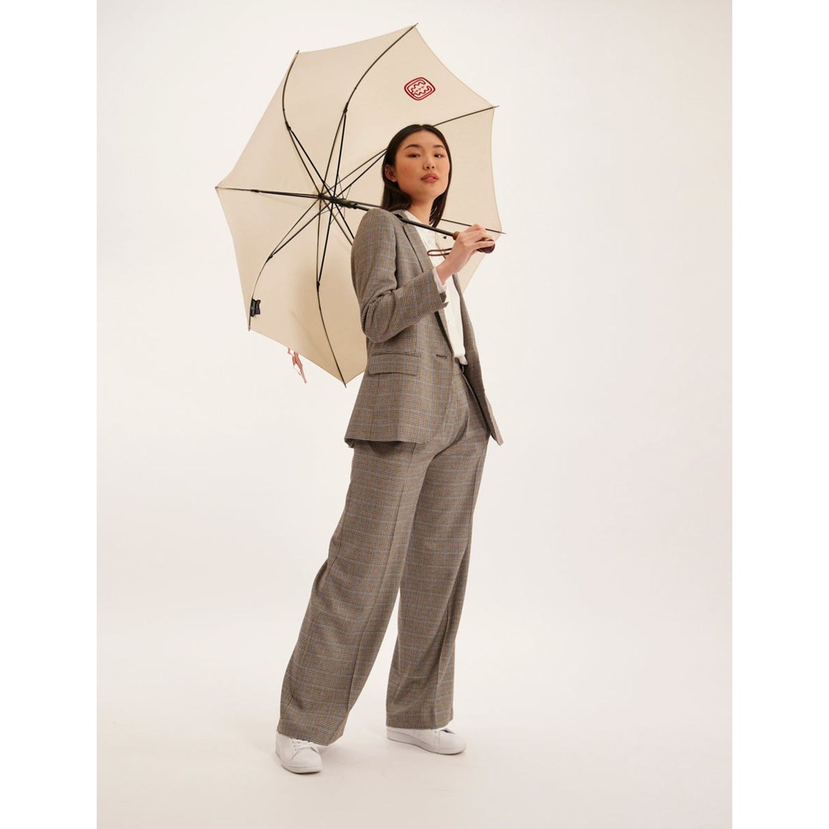 Parapluie pliant x le parapluie de cherbourg ecru, INES DE LA FRESSANGE PARIS