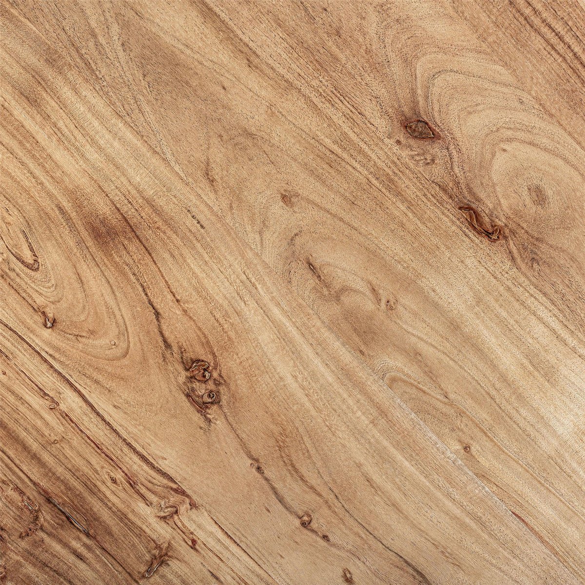 Table de bar industrielle en bois d'acacia noir bois naturel, RECOLLECTION