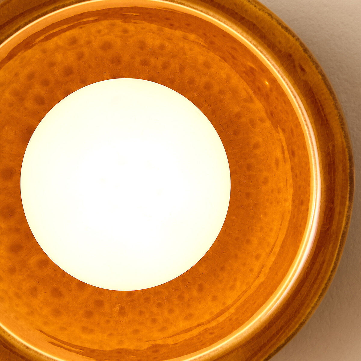 MADE.COM Mavi Flush Wall Light brown , MADE