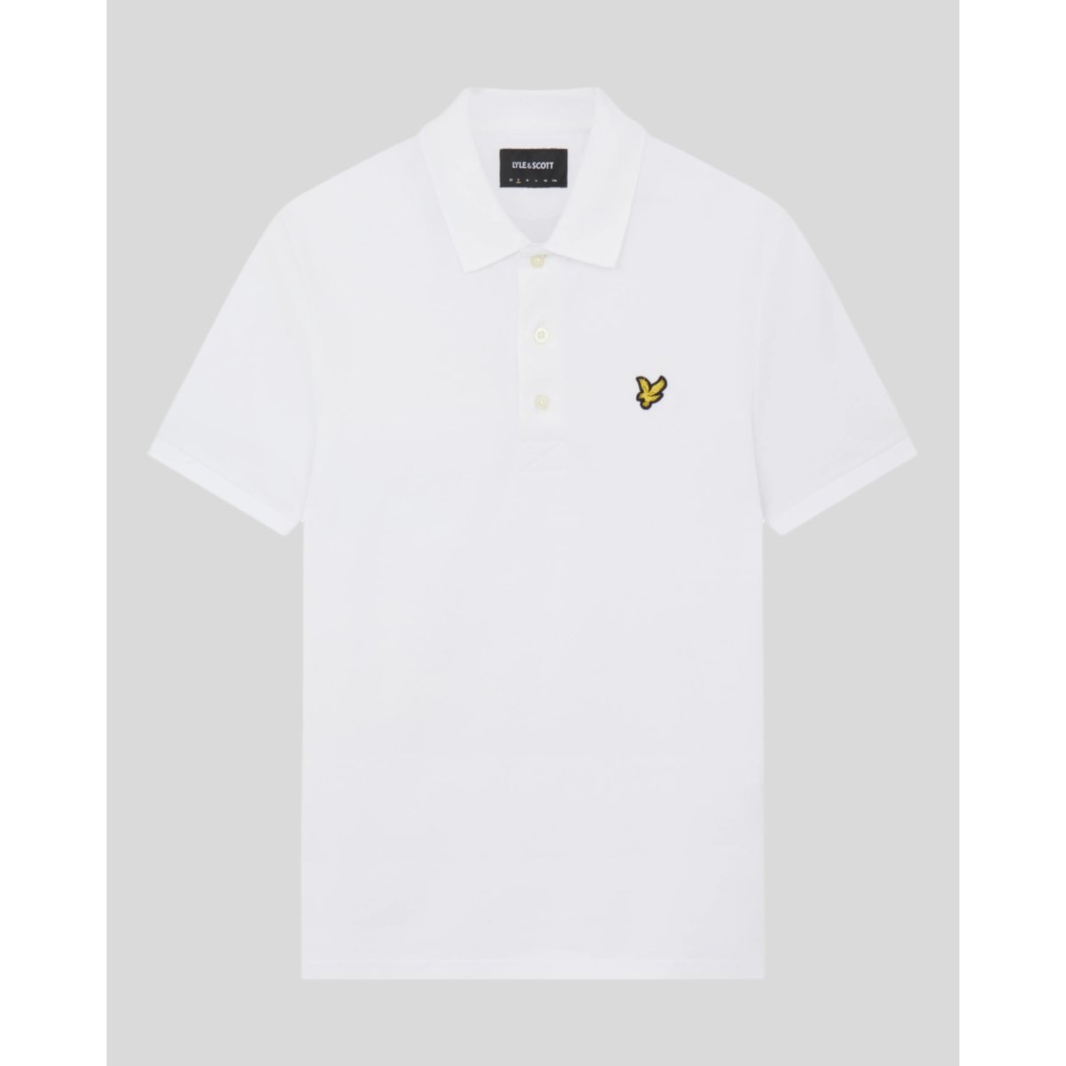 Polo en coton blanc, LYLE & SCOTT