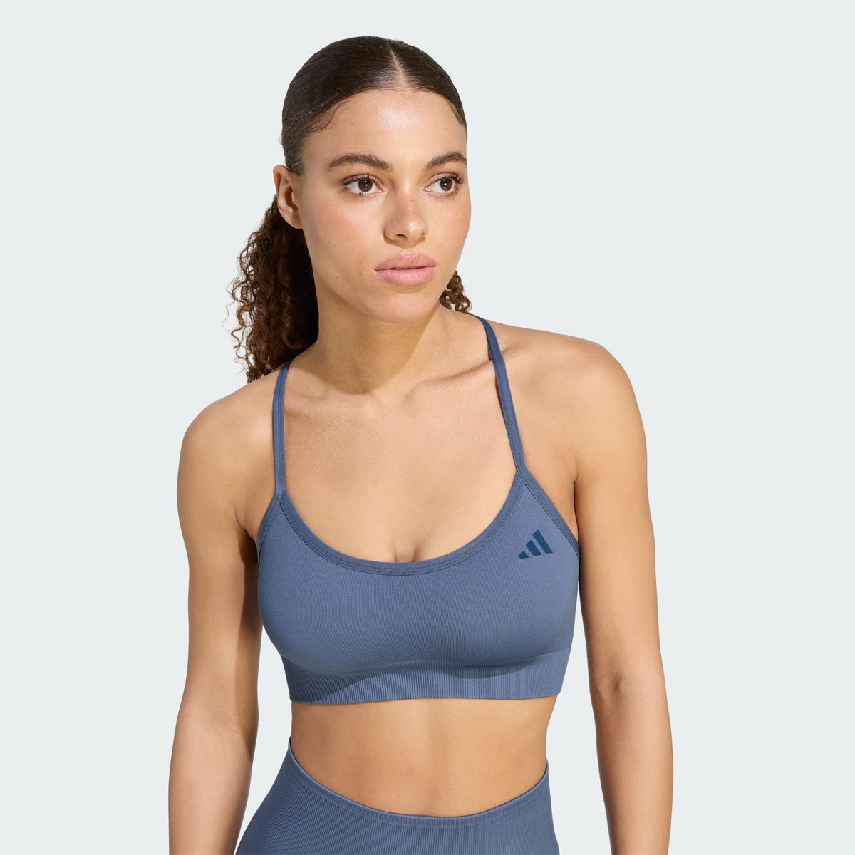 Brassière D’entraînement Maille Essentials Maintien Léger Brassière D’entraînement Maille Essentials Maintien Léger preloved ink, adidas Performance