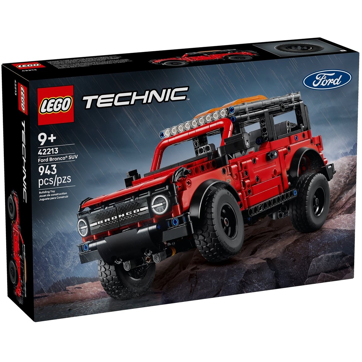 SUV Ford Bronco® rouge, LEGO