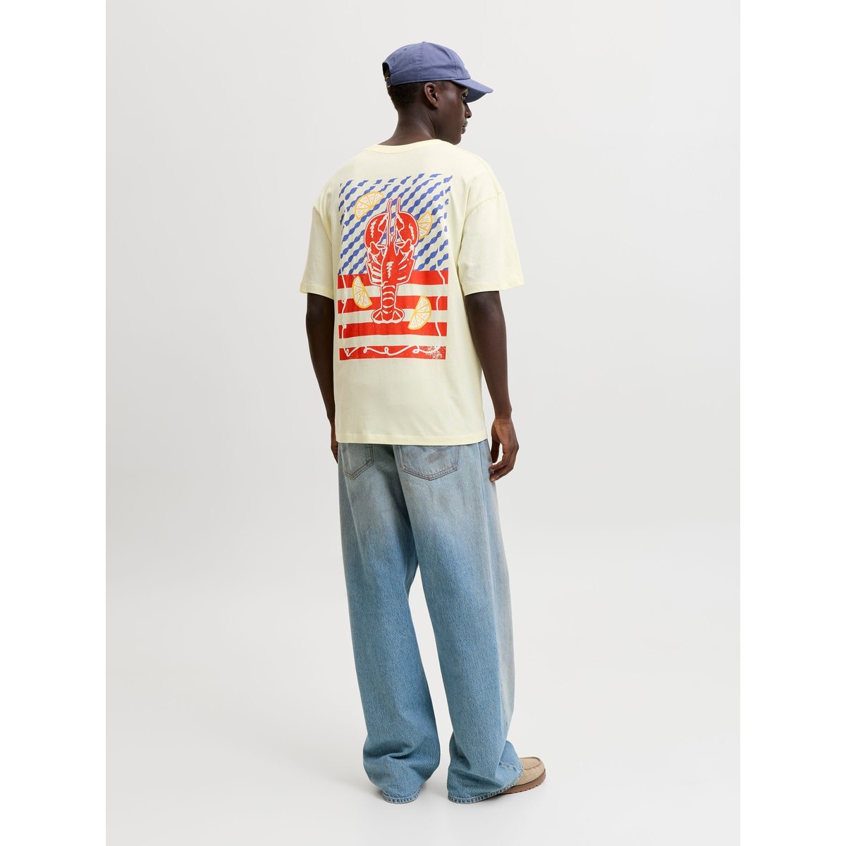 T-Shirt transparent yellow, JACK & JONES
