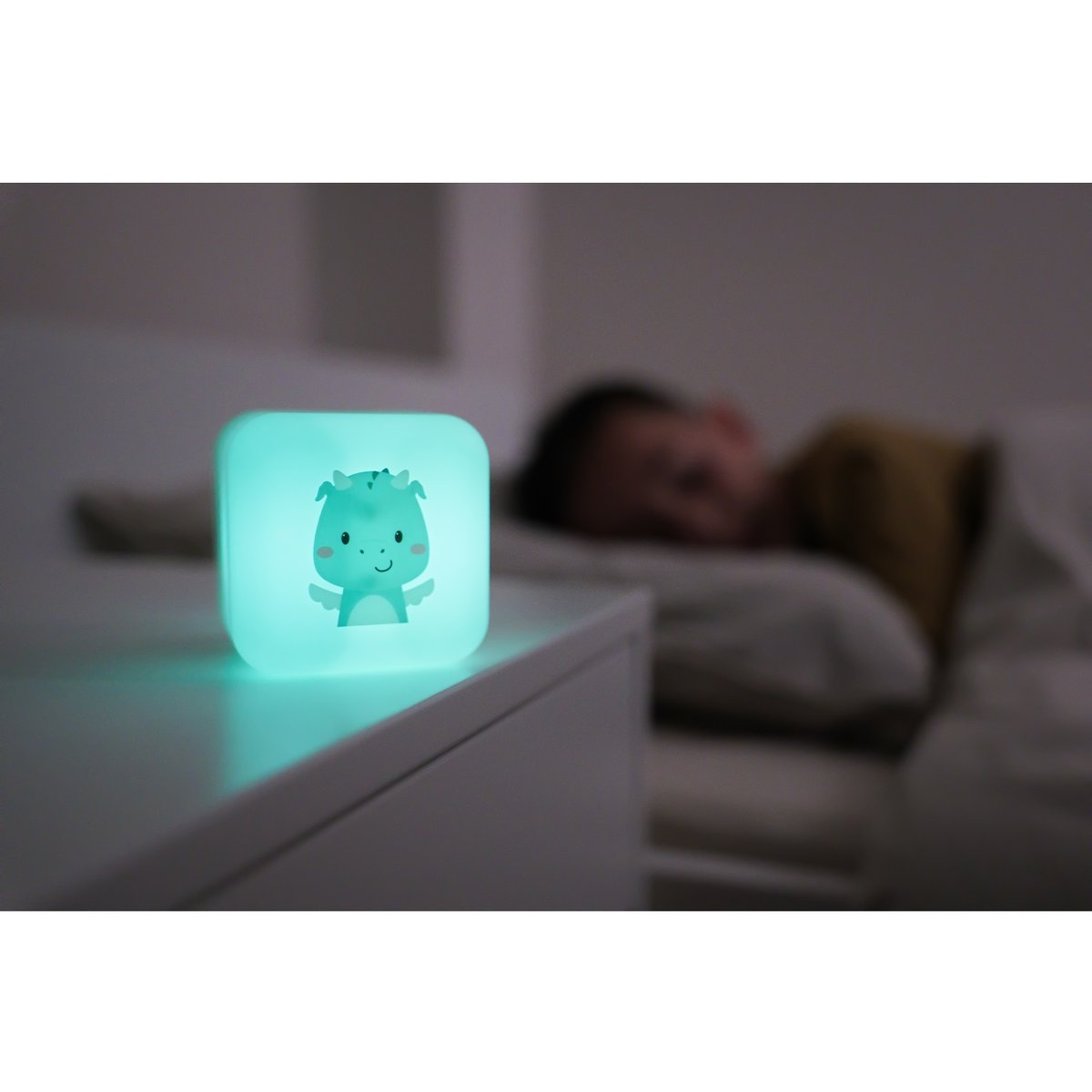 Veilleuse nomade Cube B Drake le Dragon orange, CLOUD B