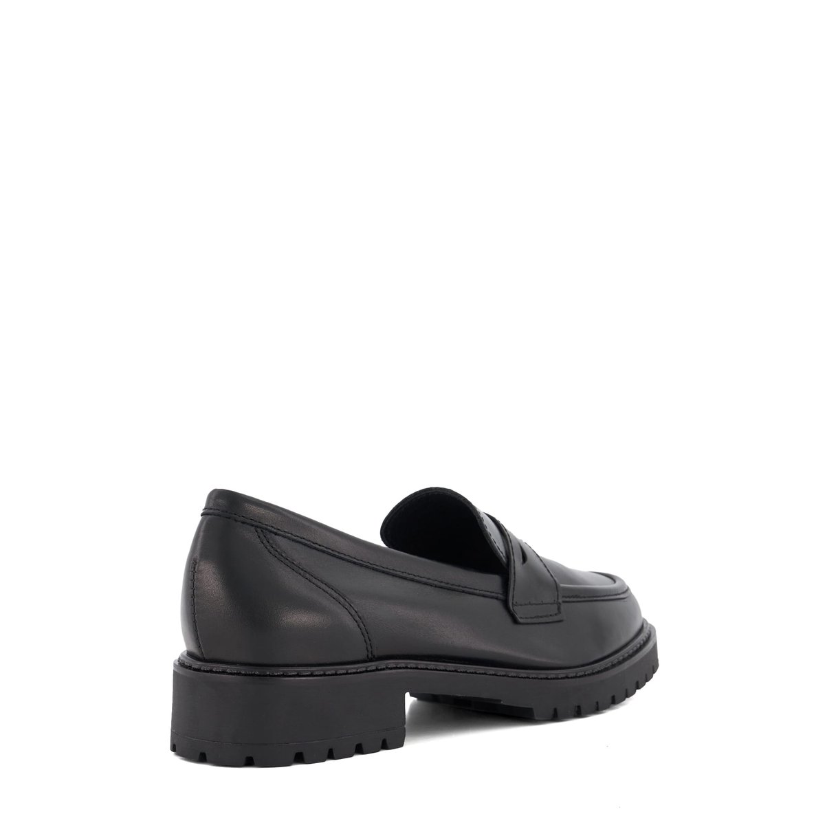 Mocassins à semelle crantée - GILD black-leather, DUNE LONDON
