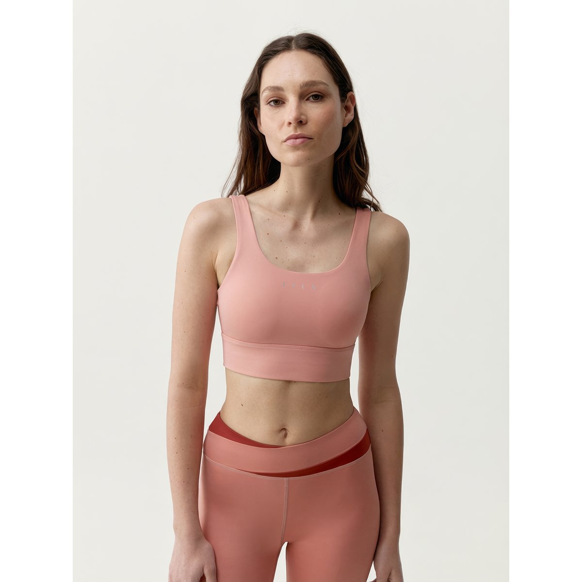 Brassière de Sport Réversible Performance Fixation Moyenne KATE orange/rouge, BORN