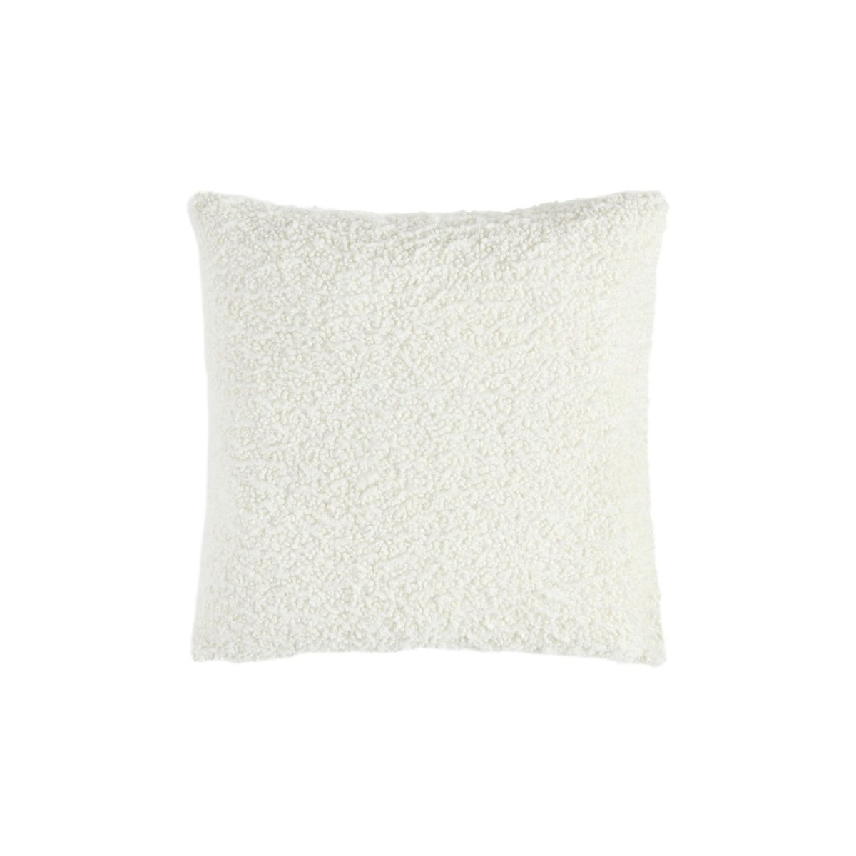 Coussin en maille texturée de laine ivoire, NEXT