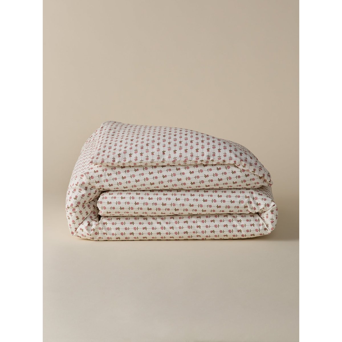 Housse de couette percale de coton "Lucette" imprimérime multico, CYRILLUS