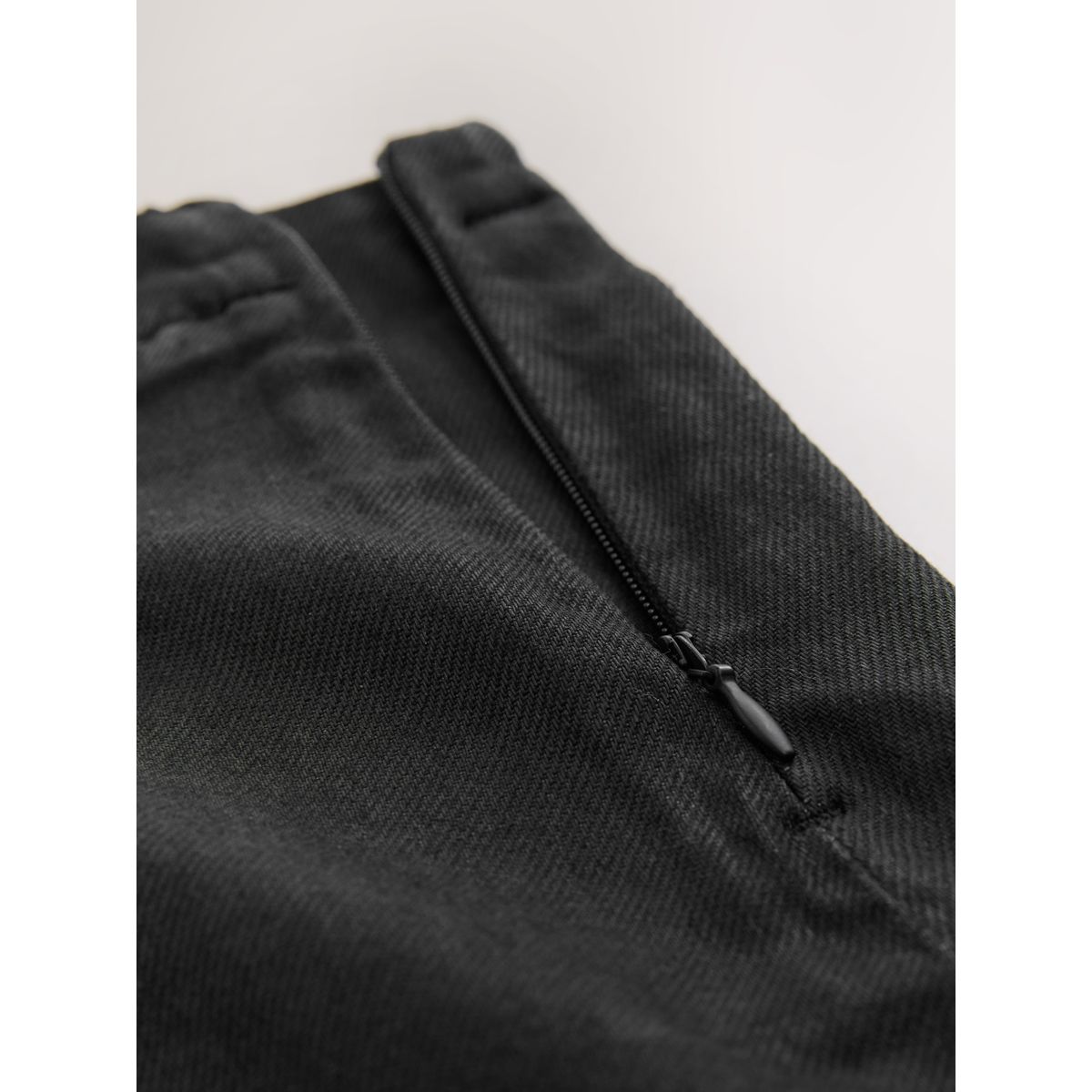 Mini-jupe en denim noir, NEXT