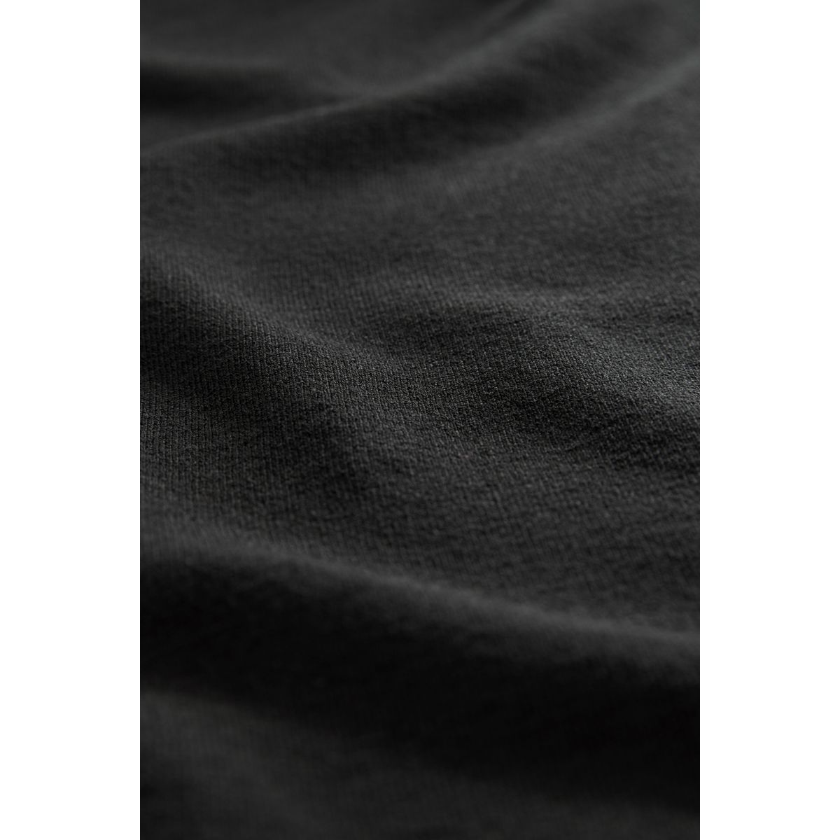Haut asymétrique froncé à manches longues noir, NEXT