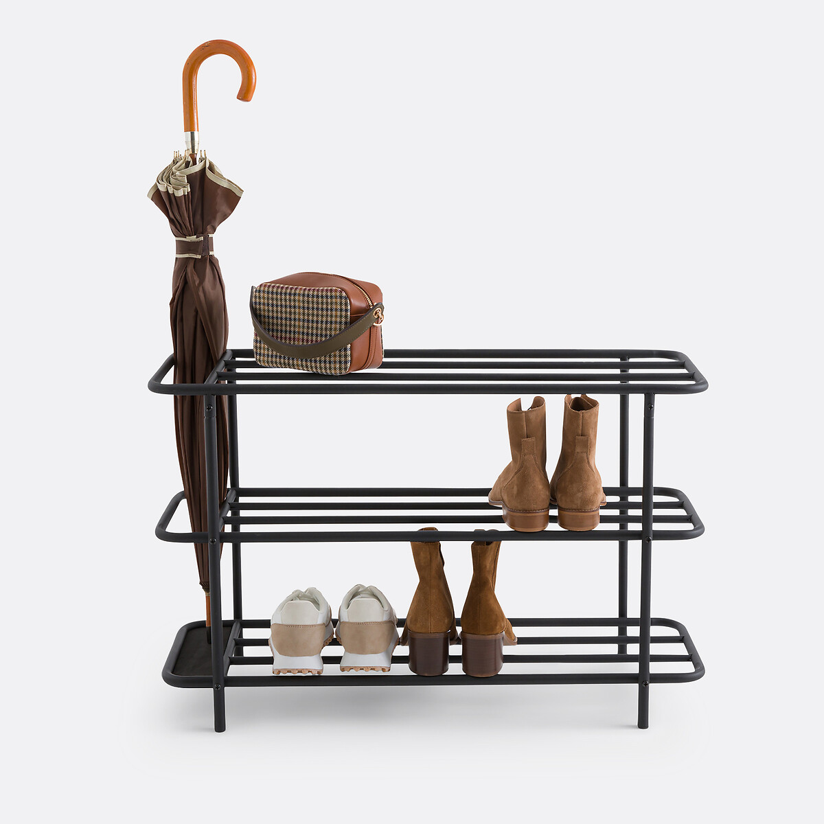 Porte chaussures et parapluie, Jayma noir, SO'HOME