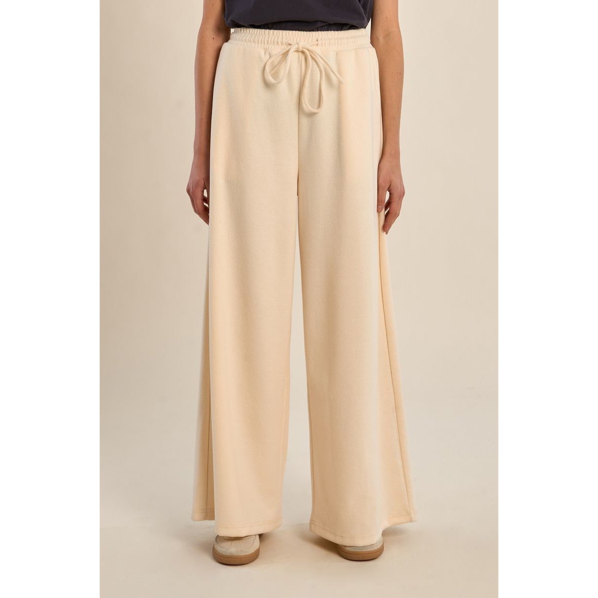 Pantalon jogger évasé cream, MOLLY BRACKEN