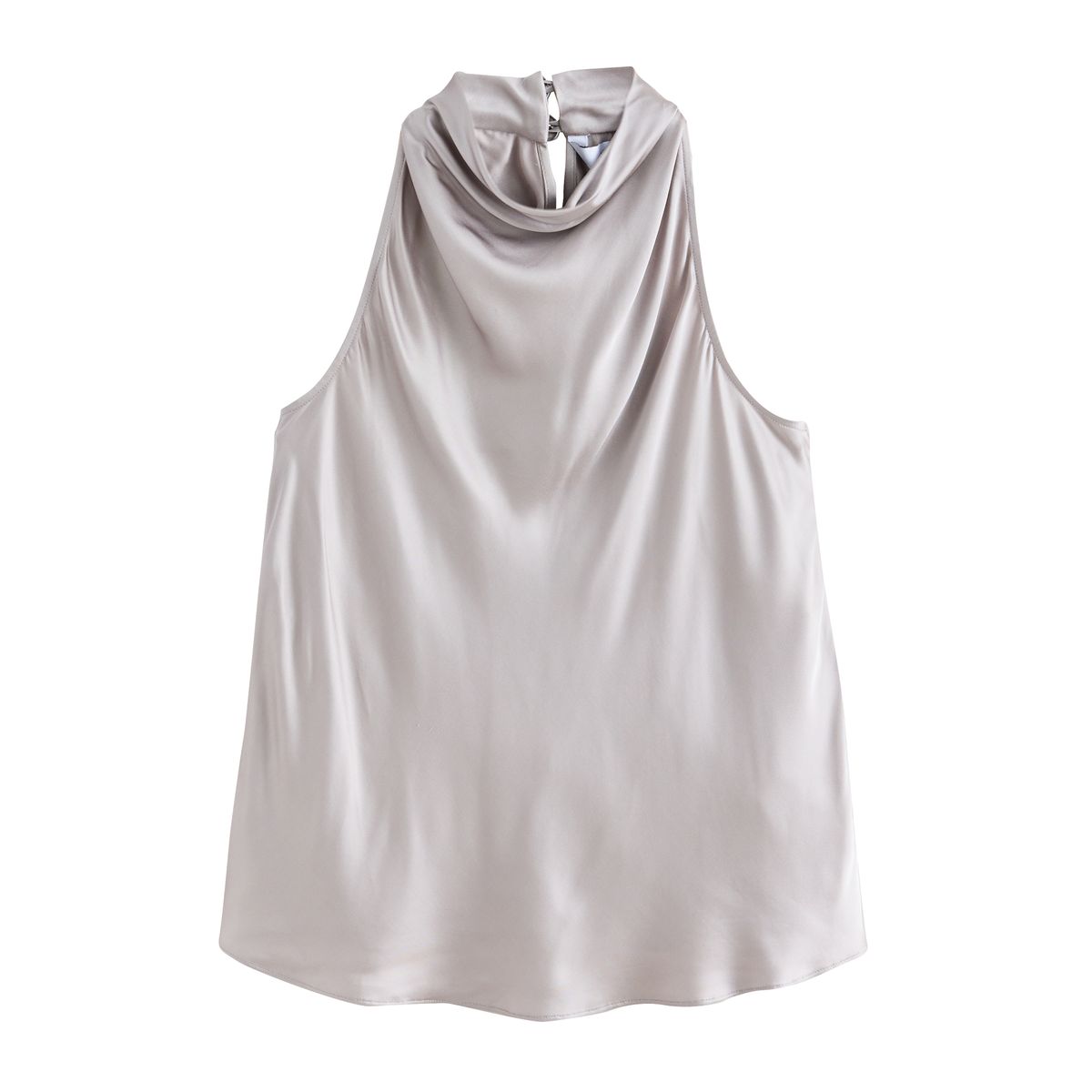 Haut dos nu en satin argent, NEXT
