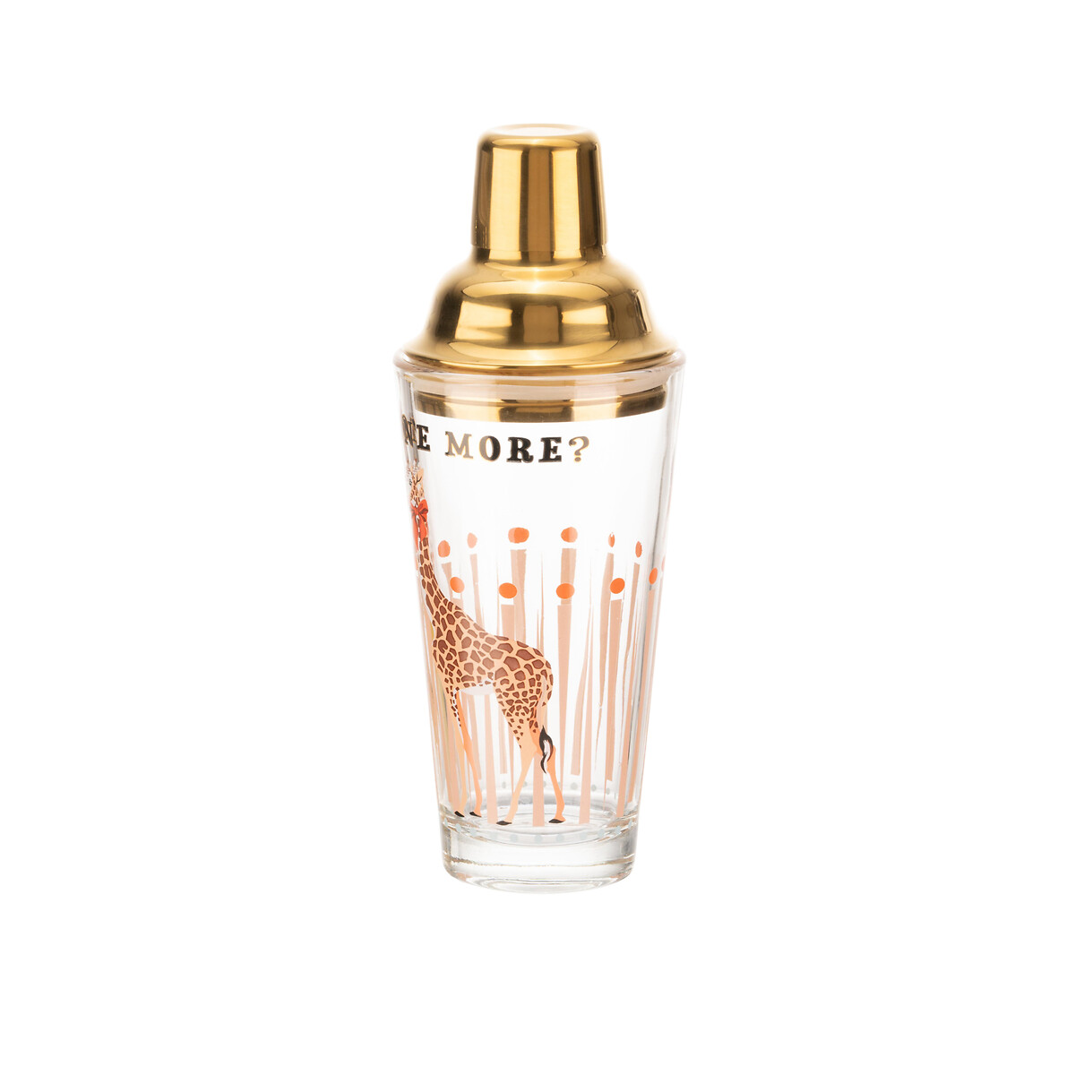 Giraffe "One More?" Cocktail Shaker transparent, YVONNE ELLEN