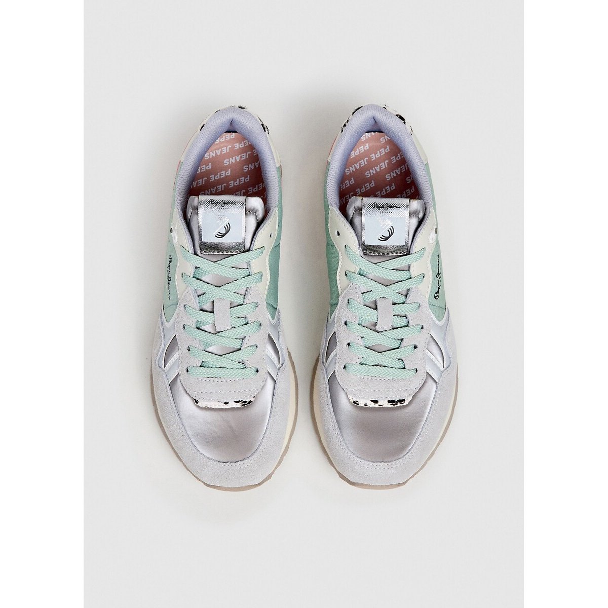 Baskets Brit Glen gris, PEPE JEANS