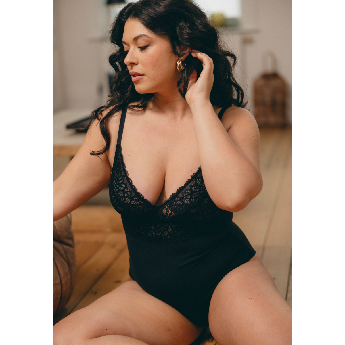 Body sculptant souple BENGHAL noir, VARIANCE
