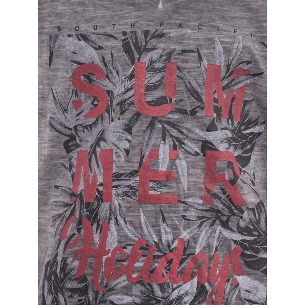T-shirt Col V Nogota gris foncé, RITCHIE