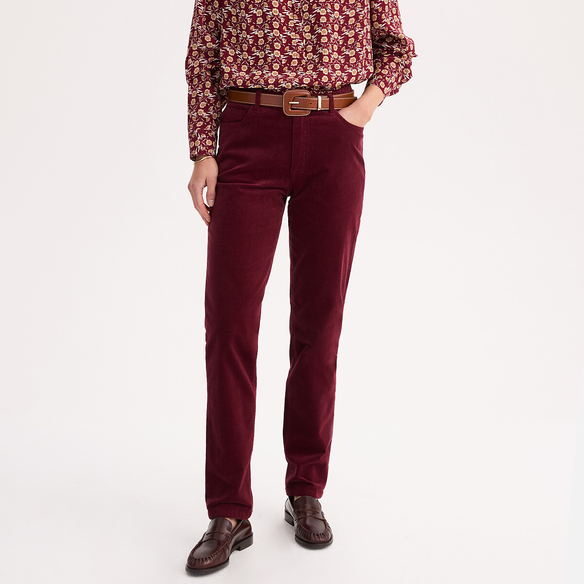Pantaloni Velluto Stretch Abbigliamento E Accessori La Redoute
