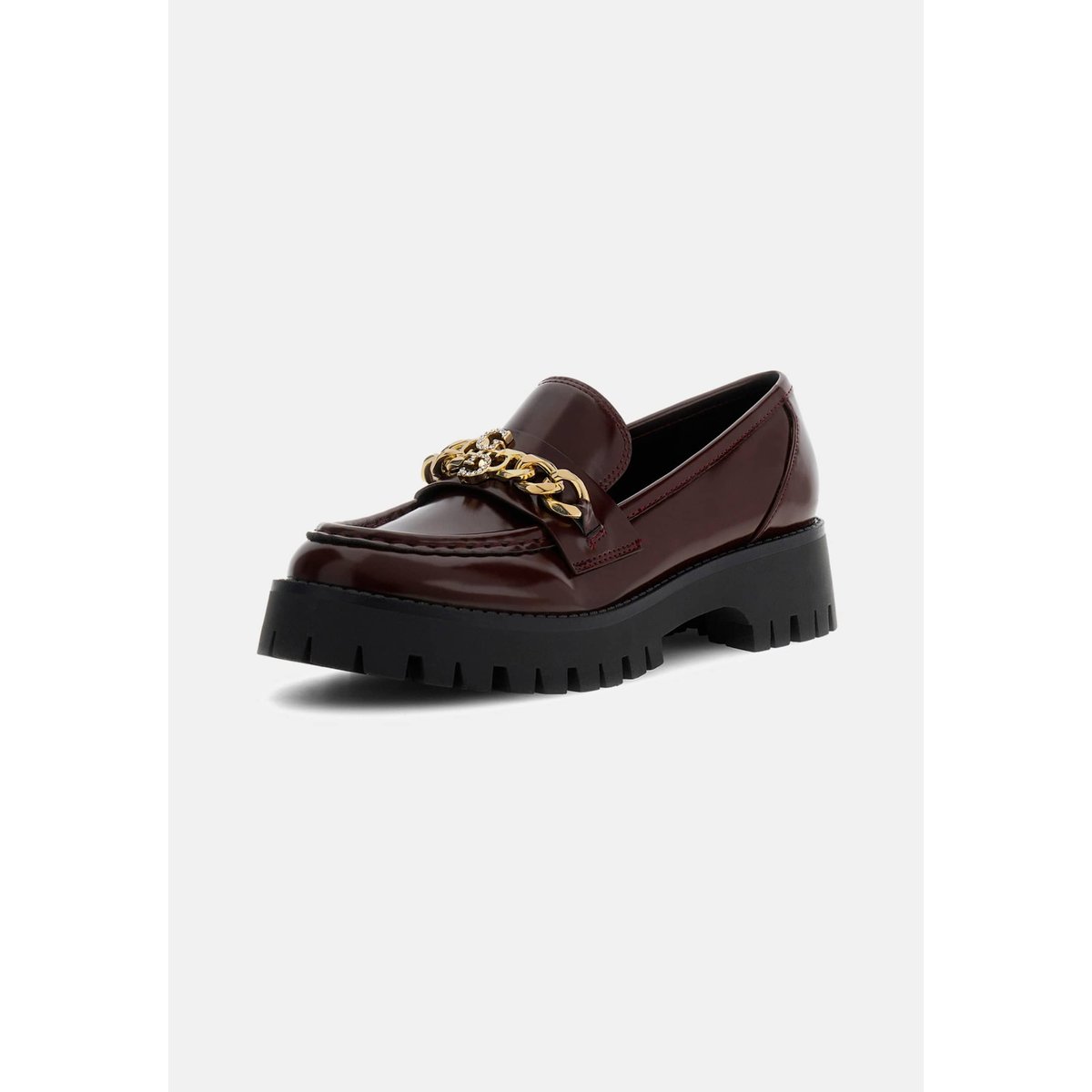 Mocassin À Chaîne Almer bordeaux, GUESS