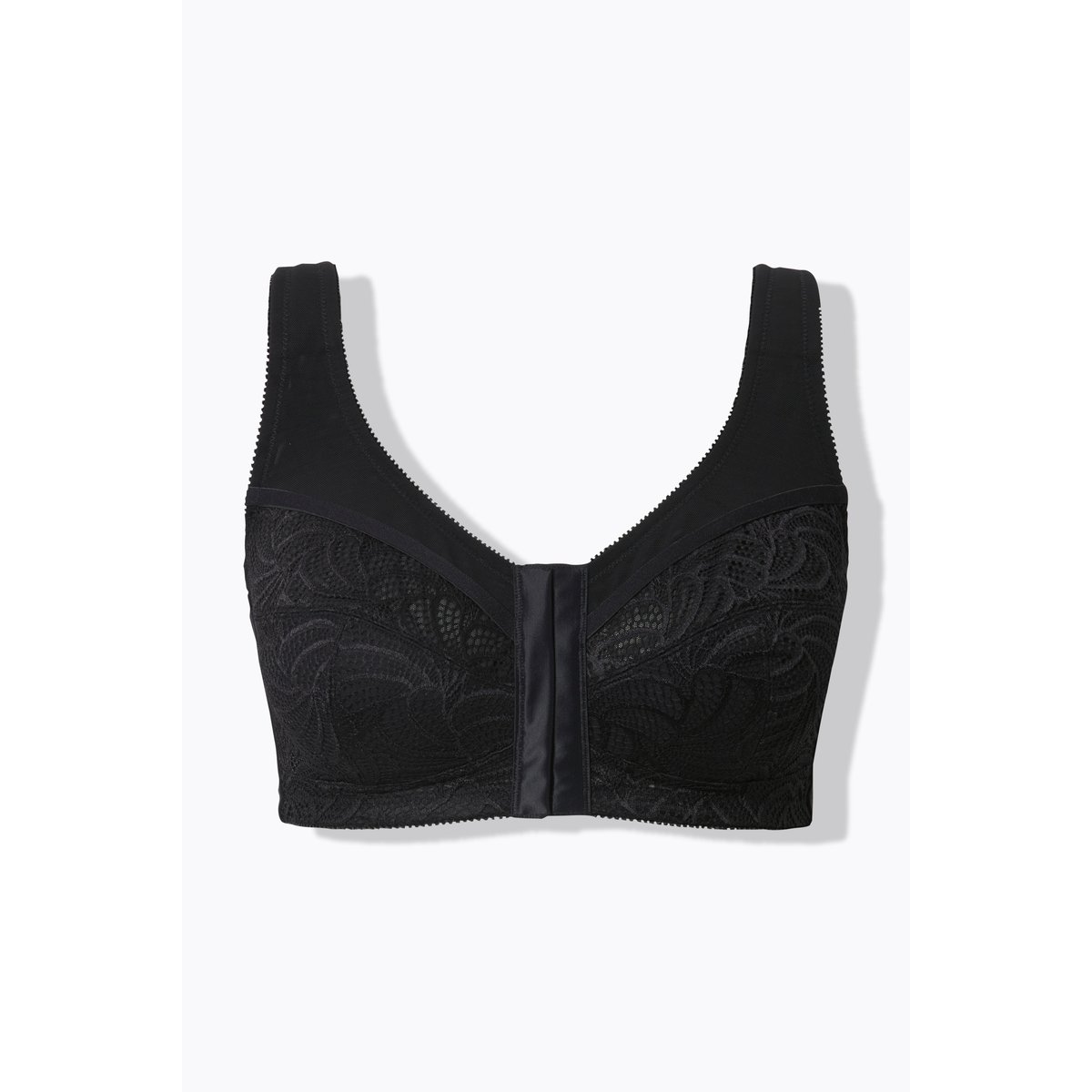 Soutien-gorge de maintien, fermé à l'avant noir, ULLA POPKEN