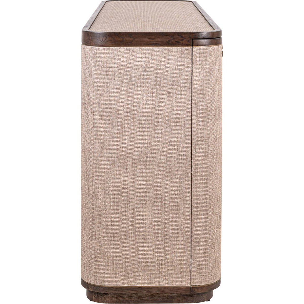 Buffet 4 portes en bois collection WILLOX beige et bois foncé, RECOLLECTION