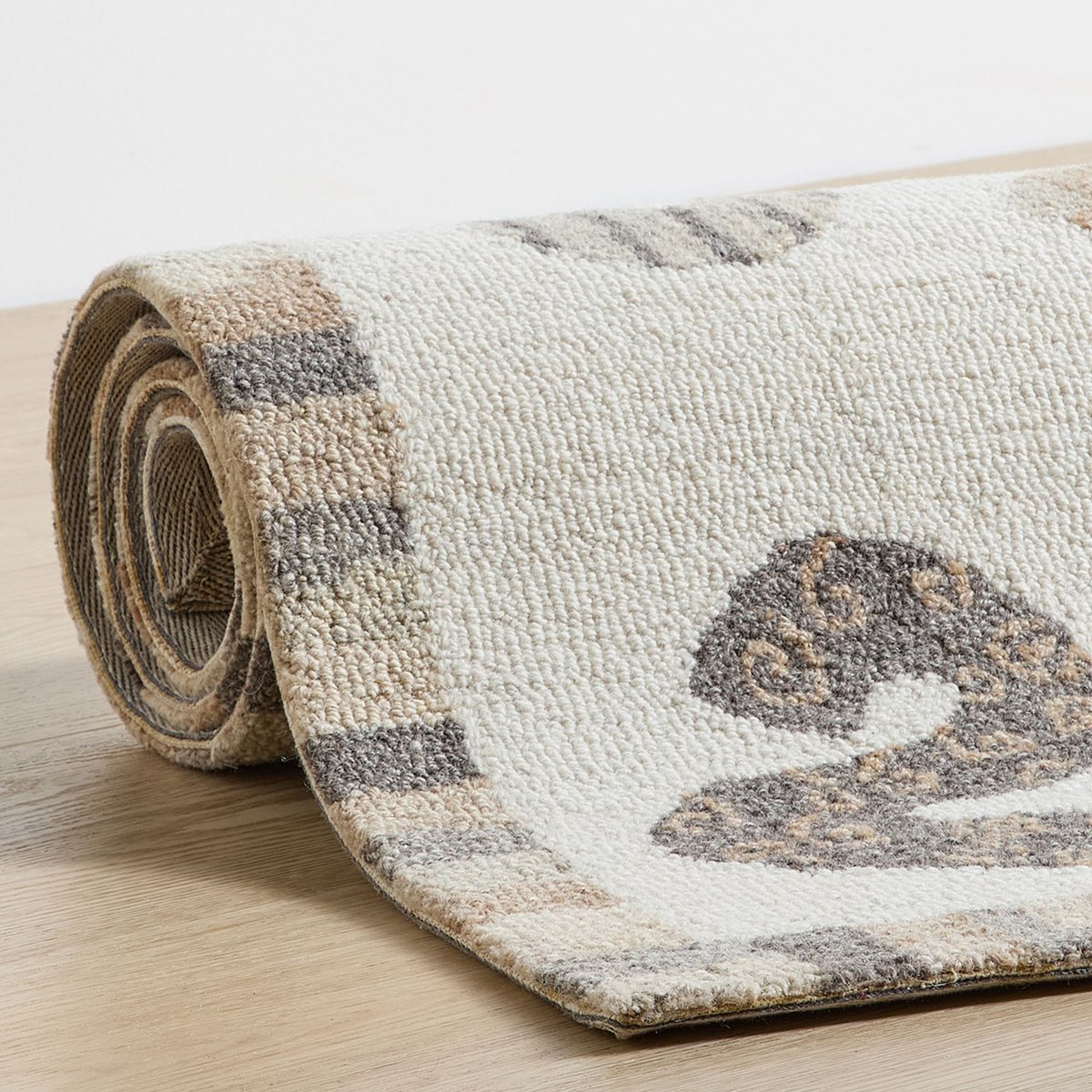 Tapis pour enfants  avec motif à numéro - NATUR KIDS blanc, THEKO