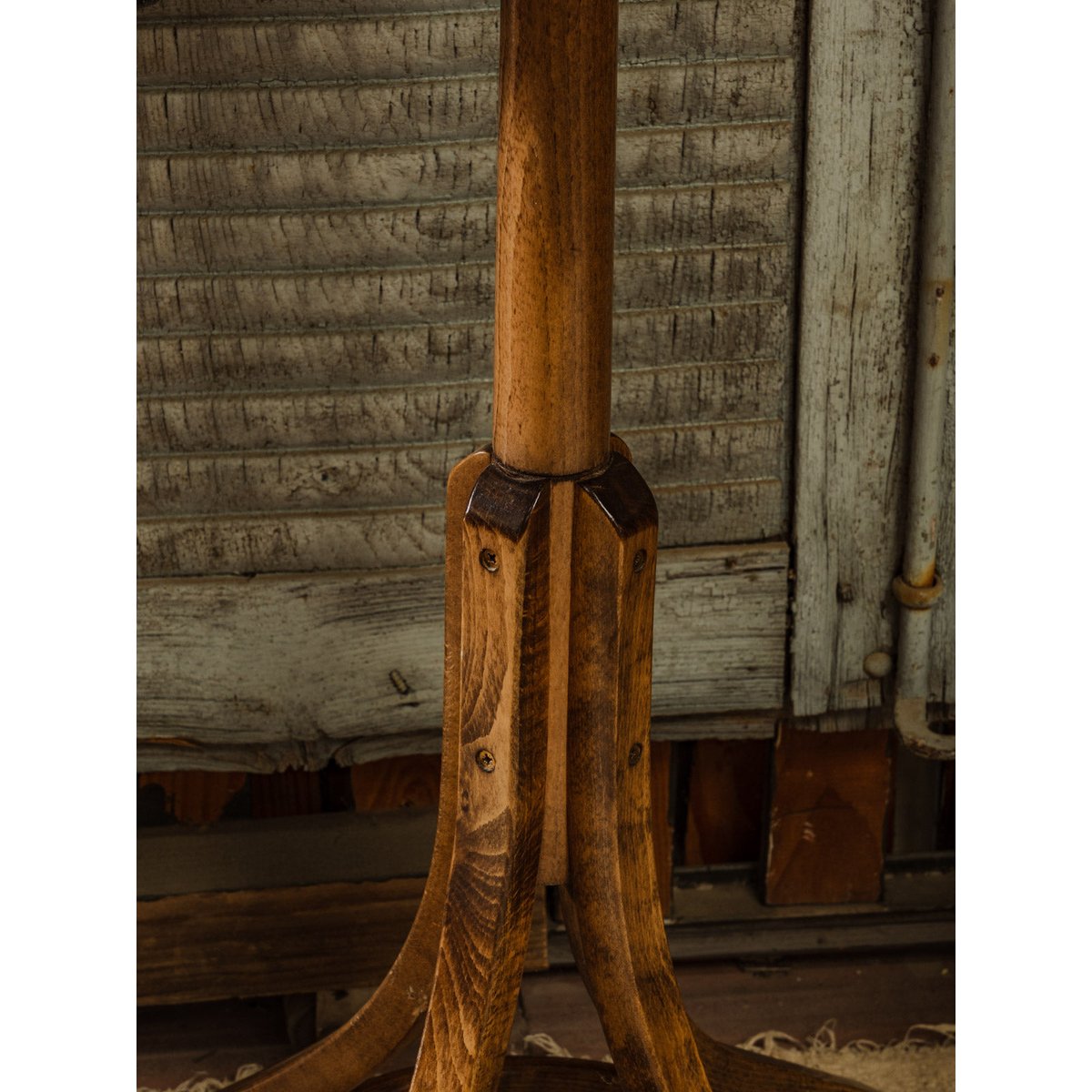Porte-manteau en bois Max N°458 - Bon état bois foncé, DEBONGOUT