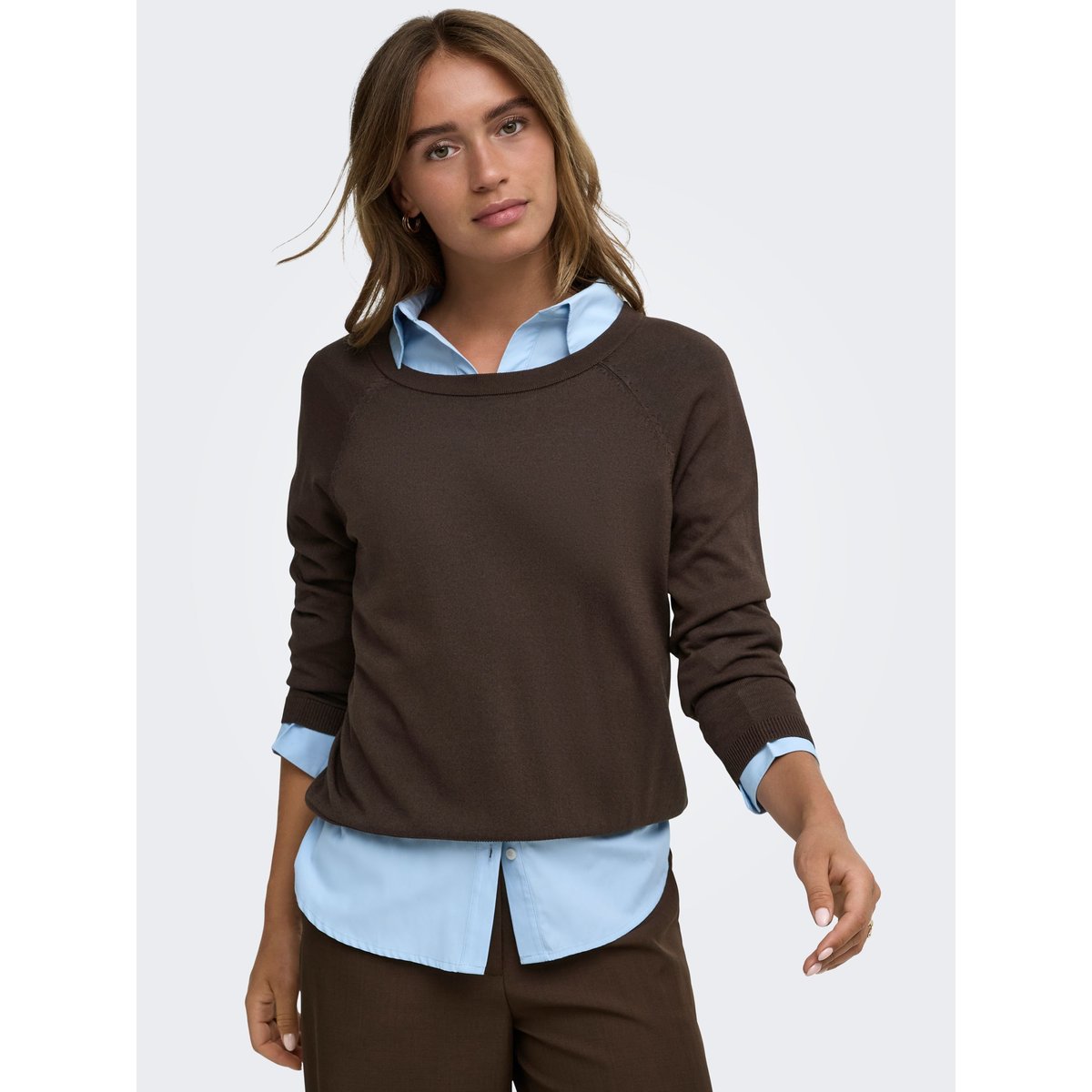 Pull En Maille coffee bean, JDY