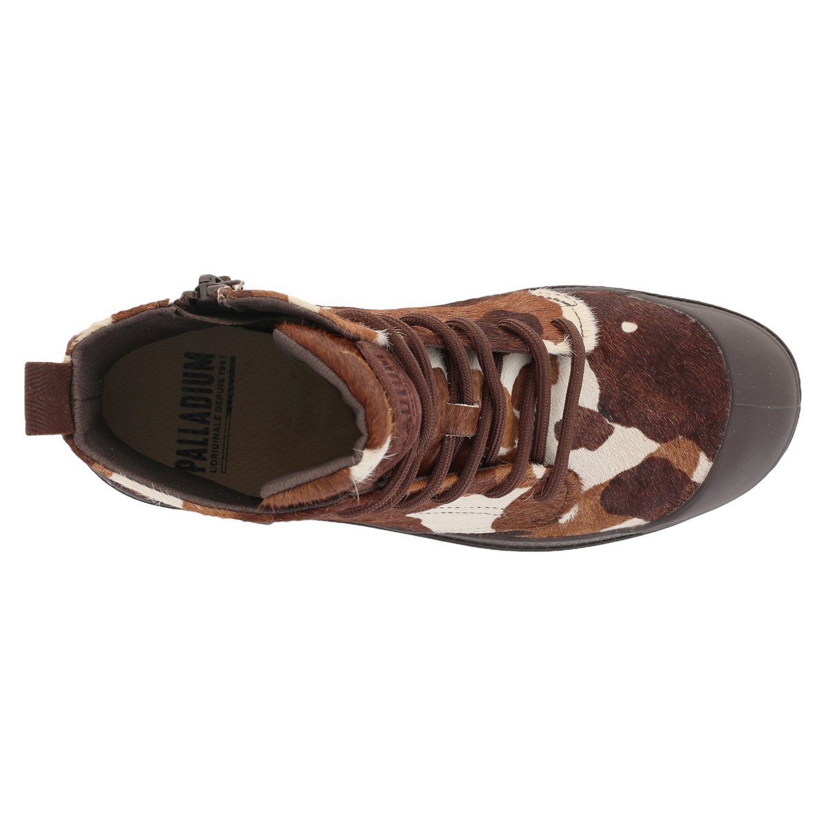 Baskets montantes en suede PAMPA HI ZIP PONY autres-cow print, PALLADIUM
