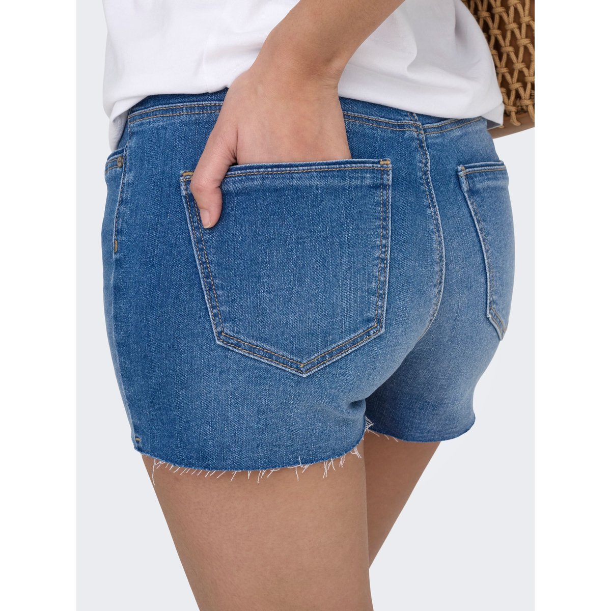 Short En Denim medium blue denim 1, ONLY