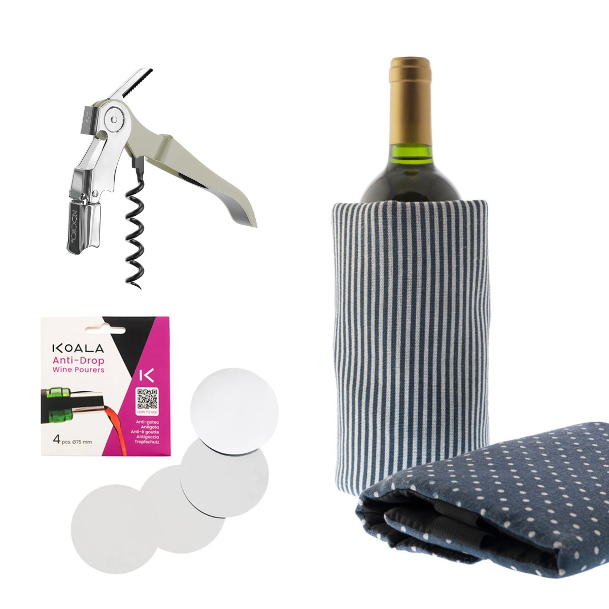 Set initiation 3 pièces pour la dégustation des vins - APÉRIFUN couleur unique, KOALA