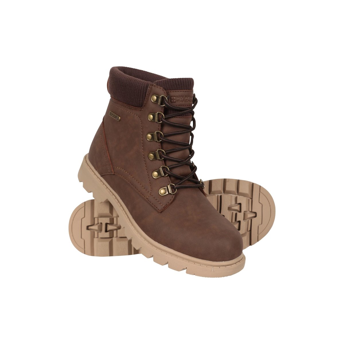 Chaussures montantes imperméables VIENNA marron foncé, MOUNTAIN WAREHOUSE