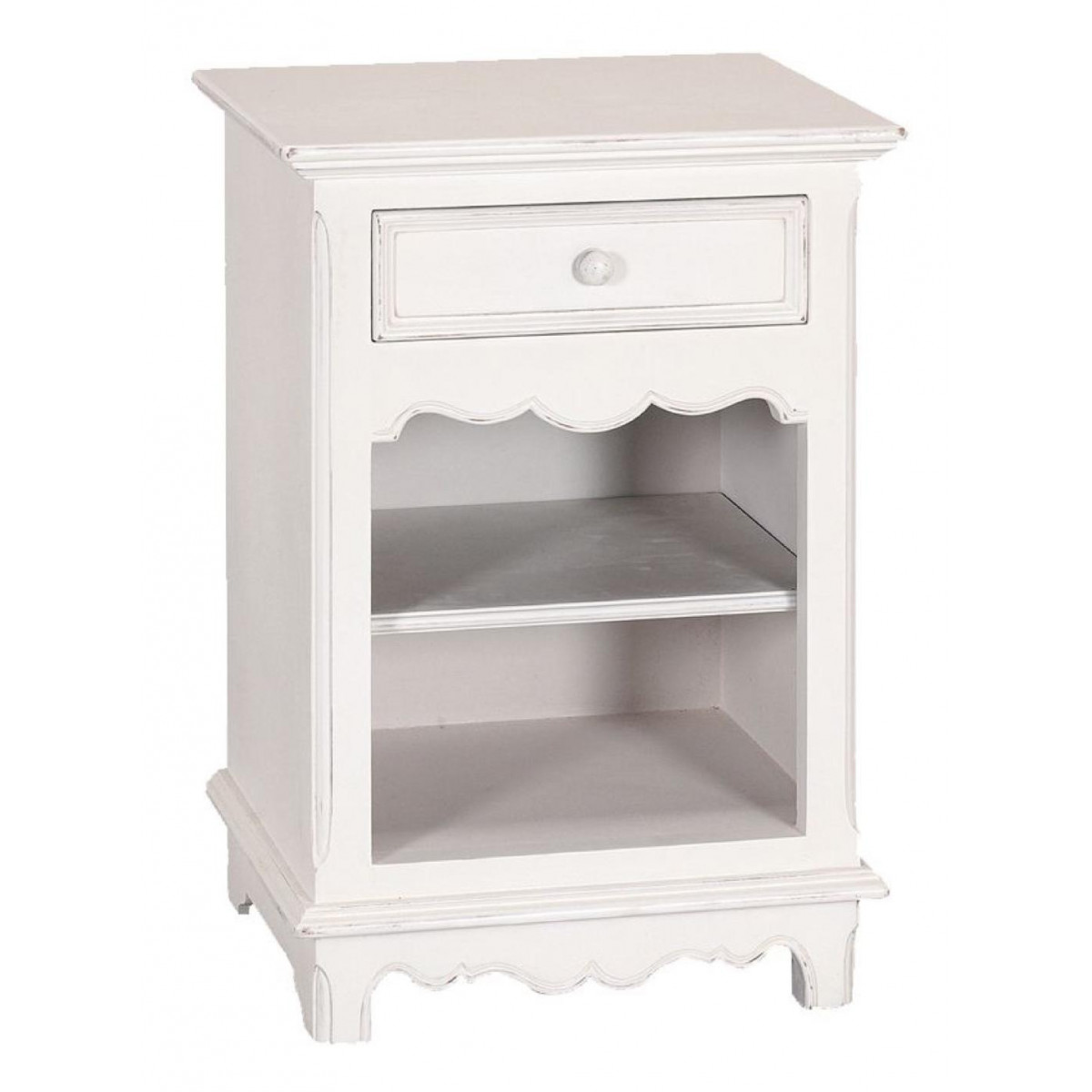 Table de chevet - HARMONIE blanc, INTERIOR'S