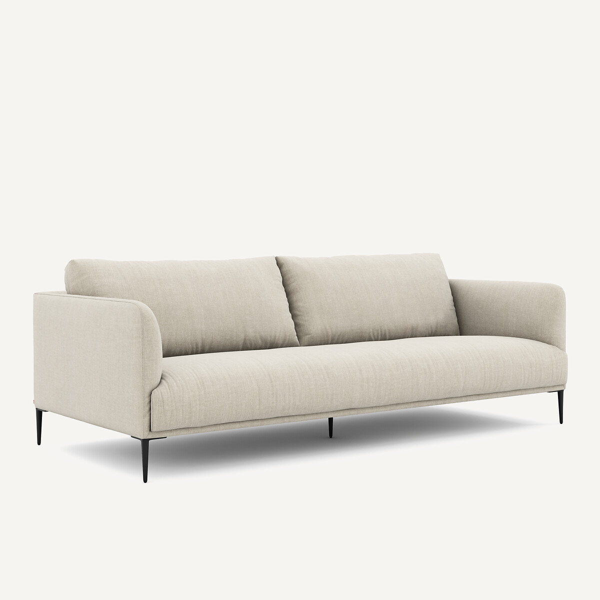 Katoenen en linnen zetel, Oscar, ontwerp door Emmanuel Gallina beige , AM.PM X EMMANUEL GALLINA