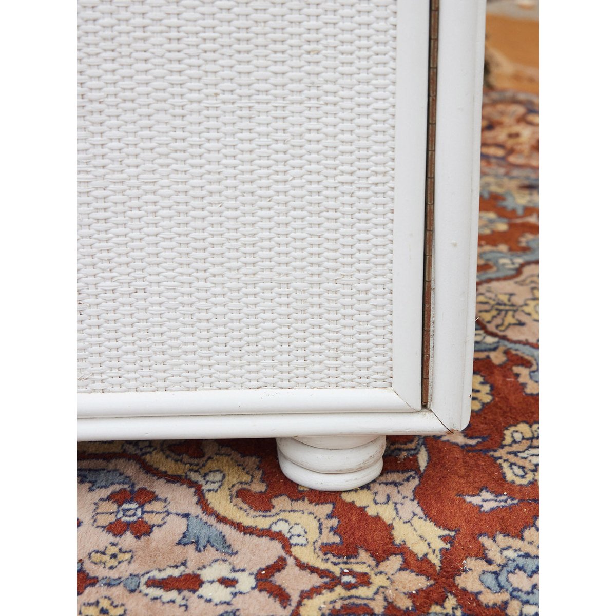 Vaisselier en rotin blanc Maximilien N°393 - Bon état blanc, DEBONGOUT