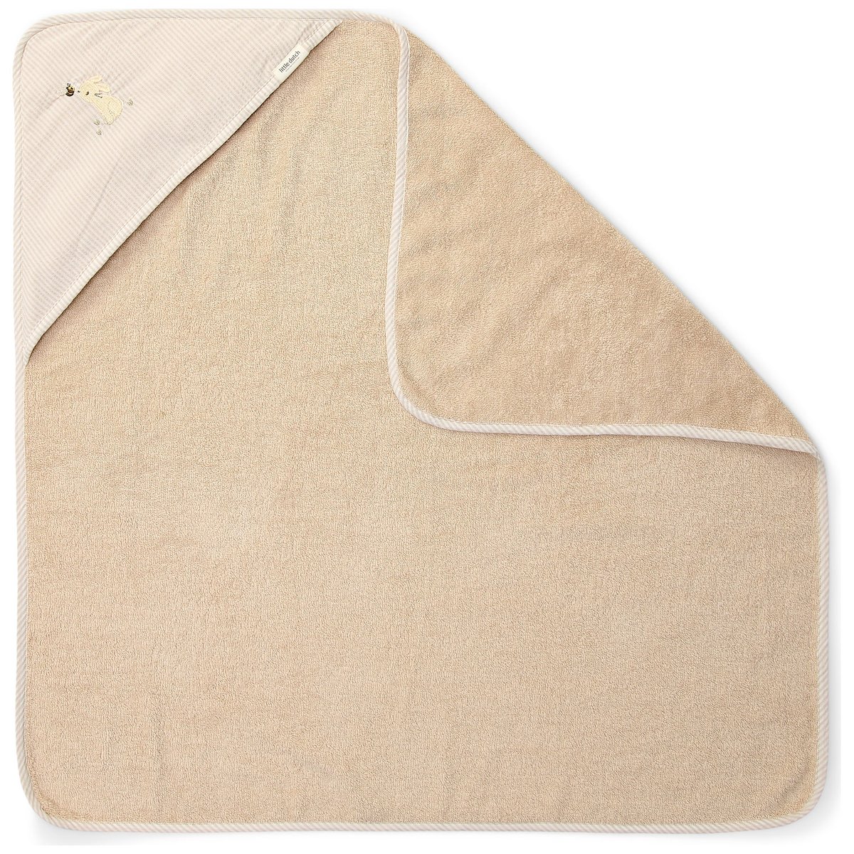 Cape de bain blanc, beige, LITTLE DUTCH