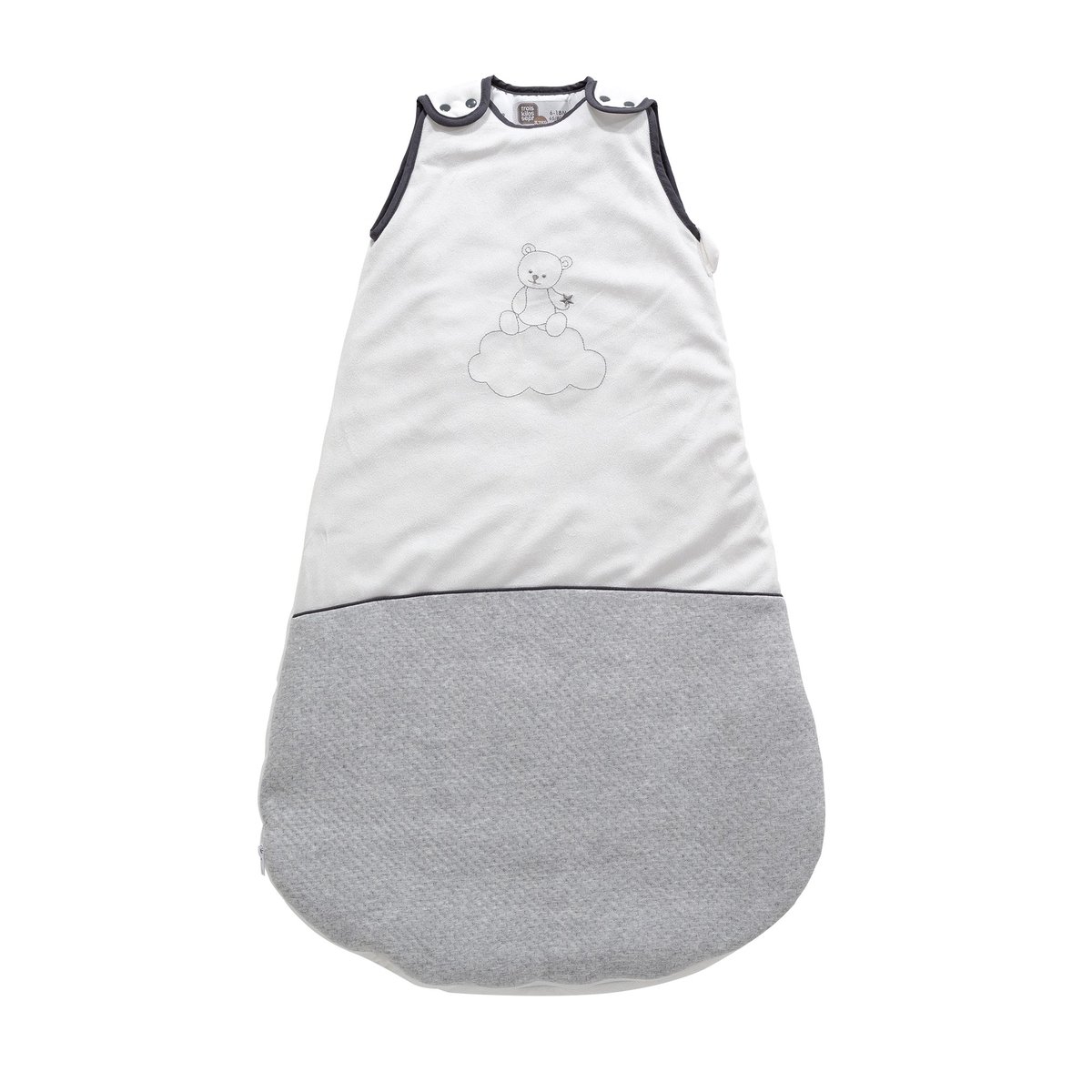 Gigoteuse bébé en velours TOG 2.5 gris, TROIS KILOS SEPT