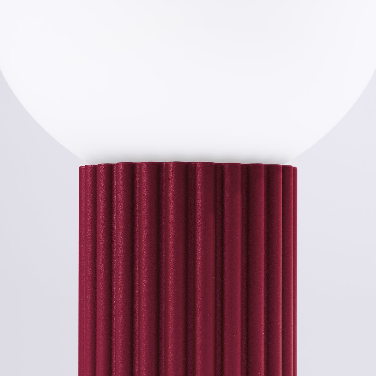 Lampe à poser Aluminium Bourgogne G9 1 Halo couleur unique, EDEN