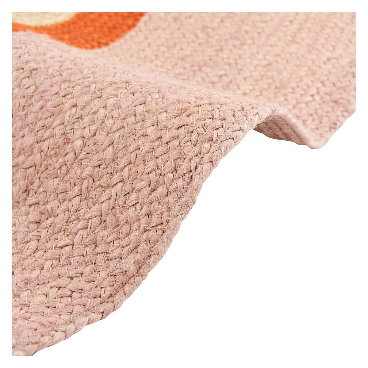 Tapis d'extérieur rond en jute CLARISSE naturel clair, HABITAT