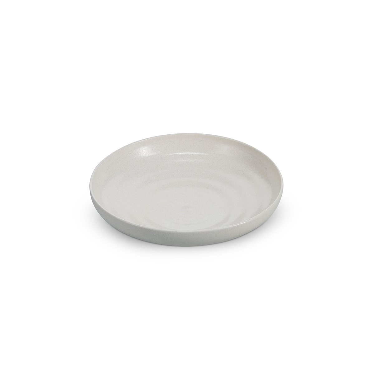 Lot de 4 assiettes creuses MOCHI beige, SP COLLECTION