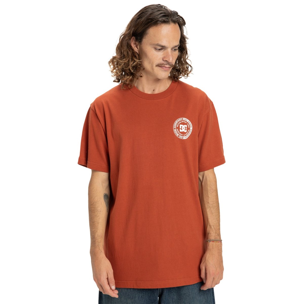 T-shirt à manches courtes. orange picante, DC SHOES