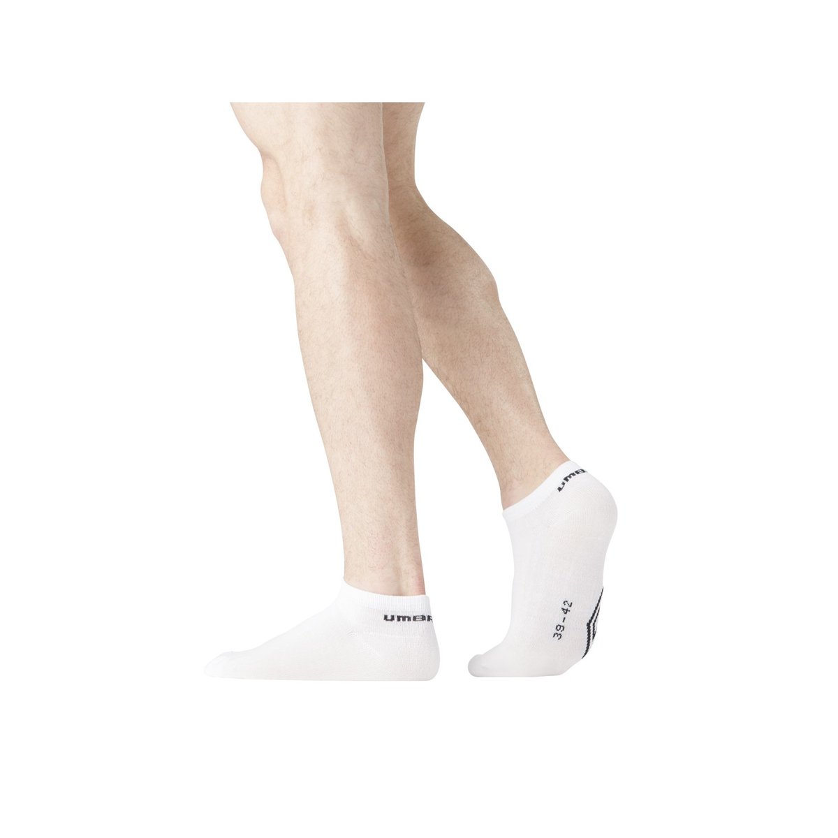 Lot De 6 Paires De Chaussettes Sneackers blanc, UMBRO