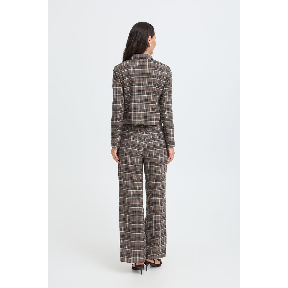 Blazer sepia check, B.YOUNG