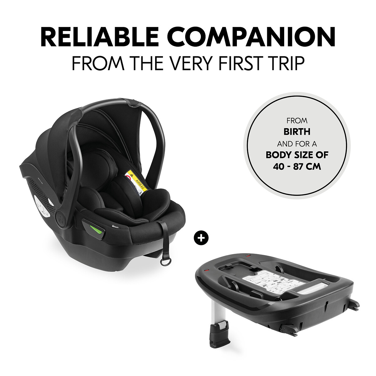 Drive N Care Set Car Seat- Black black, HAUCK