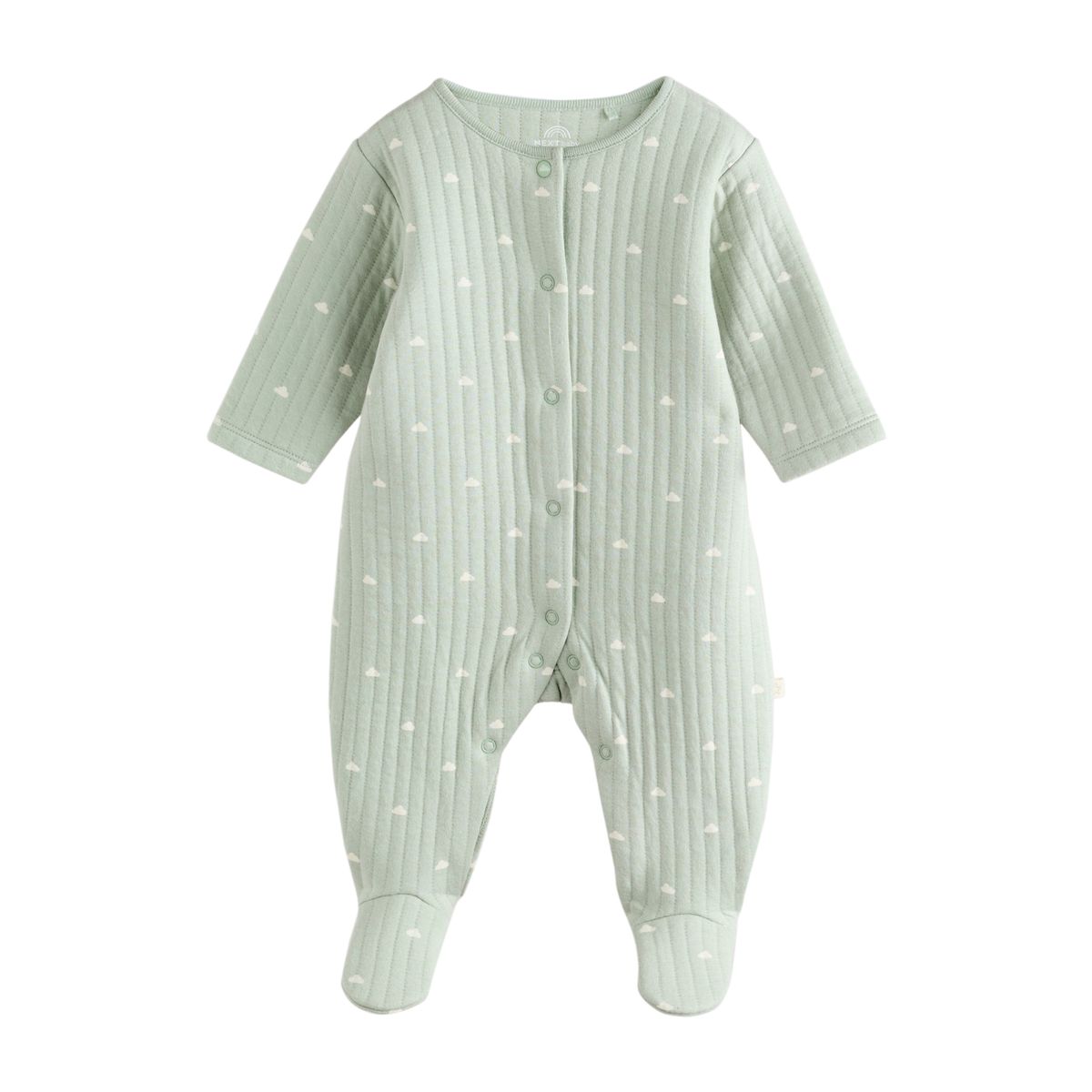 Grenouillère matelassée bébé, lot de 2 vert sauge, NEXT
