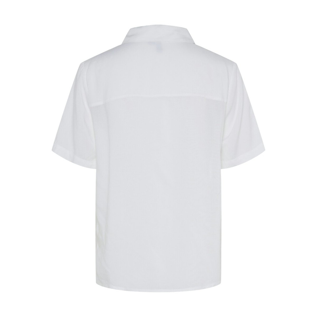 Camisa com mangas curtas, bordado corações branco, PIECES