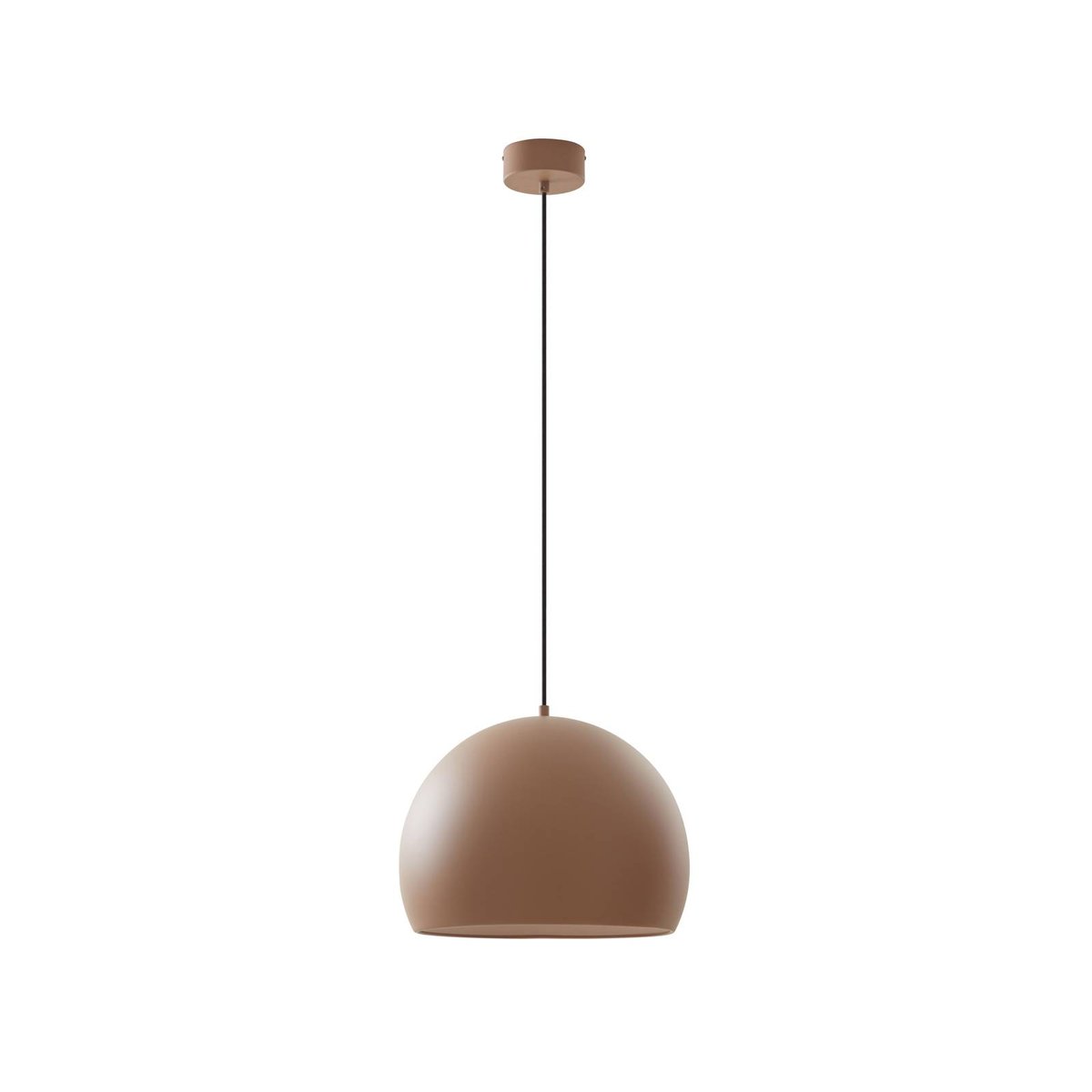 Suspension en aluminium designLED, Lythara marron clair, LUCANDE